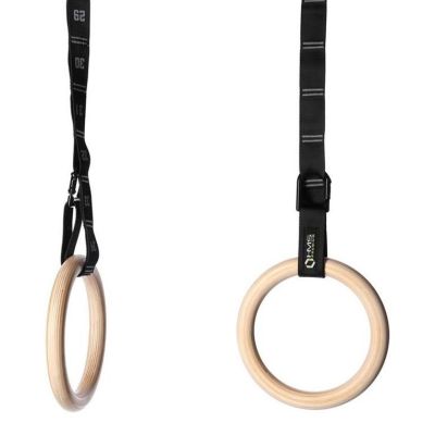 4. Kółka gimnastyczne drewniane z miarką HMS TX08