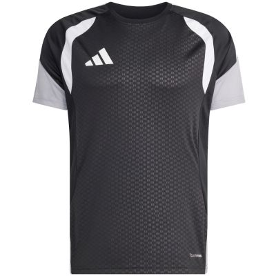 9. Koszulka męska adidas Tiro 26 Competition Training Jersey czarno-szaro-biała JX4254