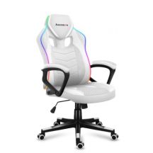 Fotel gamingowy Huzaro Force 2.5 RGB WHITE MESH