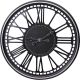 3. ZEGAR ŚCIENNY AŻUROWY CYFRY RZYMSKIE 60CM CZARNY