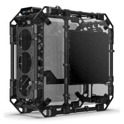 2. Obudowa Alphacool Apex Pro Skeleton Full Tower Czarny, Węgiel