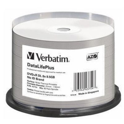 Verbatim DataLifePlus 8,5 GB DVD+R DL 50 szt.
