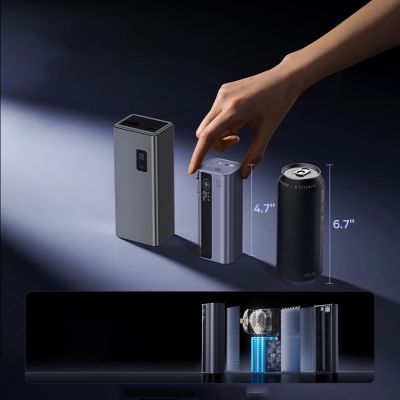 9. Powerbank Baseus EnerGeek GR11 10000mAh 100W ze zwijanym kablem - szary