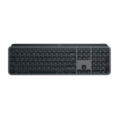 9. Logitech MX Keys combo for Business Gen 2 klawiatura Dołączona myszka Biuro RF Wireless + Bluetooth QWERTY Amerykański międzynarodowy Grafitowy