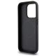 7. Etui DKNY Grained Metal Logo MagSafe na iPhone 15 Pro - beżowe