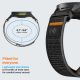 7. Pasek Spigen Athlex Air na Garmin QuickFit 22 mm - czarno-pomarańczowy