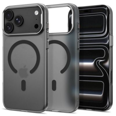 Etui Tech-Protect MagZero MagSafe na iPhone 17 Pro Max / 18 Pro Mac - półprzezroczysto-czarne matowe