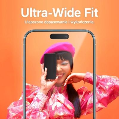 3. Szkło hartowane PanzerGlass Ultra-Wide Fit z pozycjonerem na iPhone 15 Pro Max