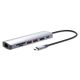 11. Manhattan 153966 stacja dokująca Przewodowa USB 3.2 Gen 2 (3.1 Gen 2) Type-C Srebrny