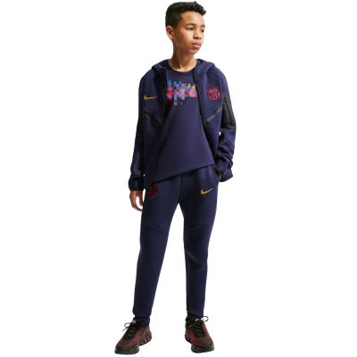 6. Spodnie dla dzieci Nike FC Barcelona Tech Fleece granatowe II3728 498