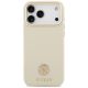 3. Etui Guess Grained Strass Logo MagSafe na iPhone 17 Pro Max - beżowe