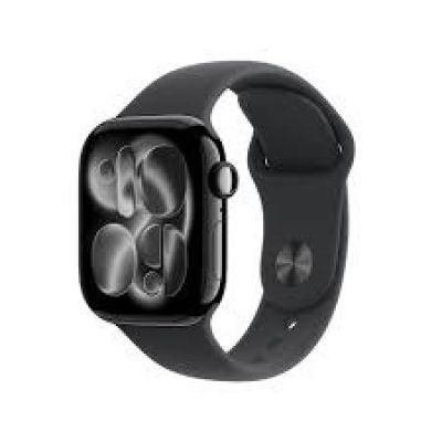 Apple Watch Series 11• GPS™ 42mm™ Głęboka aluminiowa koperta z czarnym paskiem sportowym - S / M
