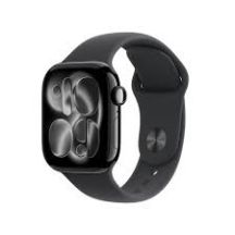 Apple Watch Series 11• GPS™ 42mm™ Głęboka aluminiowa koperta z czarnym paskiem sportowym - S / M