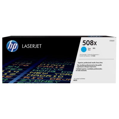 3. HP 508X oryginalny wkład laserowy o dużej pojemności, błękitny