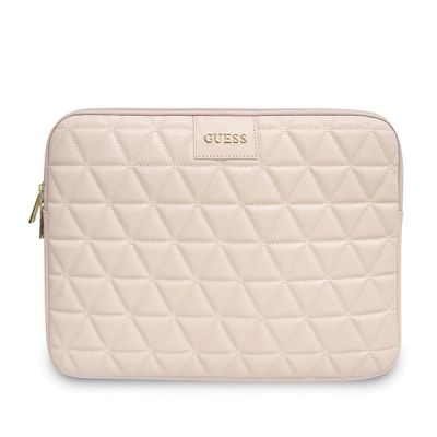 Pokrowiec Guess Quilted na laptopa 13'' - różowy