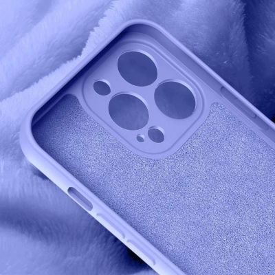 3. Silicone case etui iPhone 14 Plus silikonowy pokrowiec jasnoniebieskie