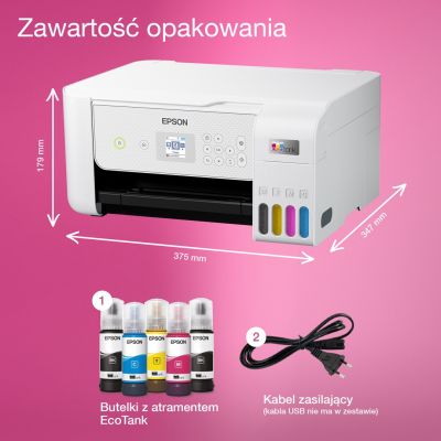 23. Urz. wielofunkcyjne Epson EcoTank L3286 WiFi BIAŁY