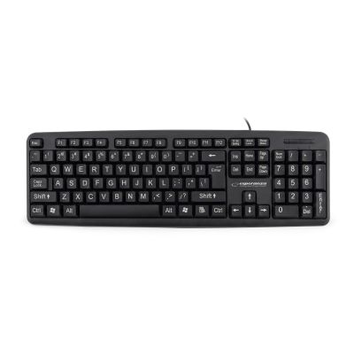 4. Klawiatura Esperanza Florida EK129 (USB 2.0; (US); kolor czarny)