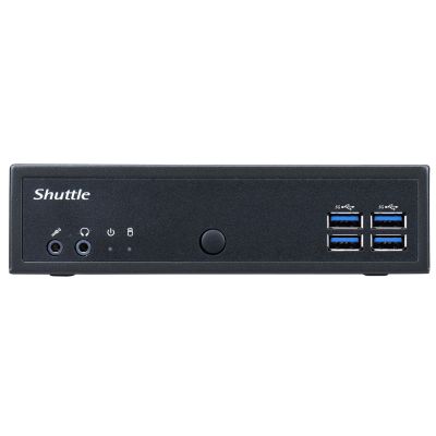 6. Shuttle DL40N komputer typu barebone Wielkość PC 1.35L Czarny N150