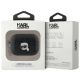 4. Etui Karl Lagerfeld Monogram Karl Head na AirPods Pro 2 - czarne