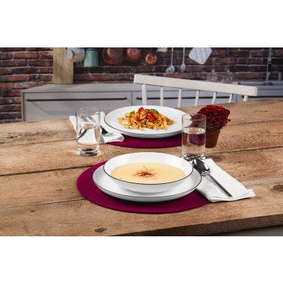 3. Seltmann Weiden Lido Okrągły Porcelana Biały 12 szt.