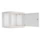 9. Szafa instalacyjna Rack wisząca 19" 9U 600x450 szara drzwi metalowe LANBERG (Flat Pack)