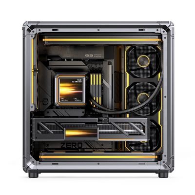 19. Jonsbo X400 PC-Gehäuse, Midi-Tower, ATX, Tempered Glass - grau