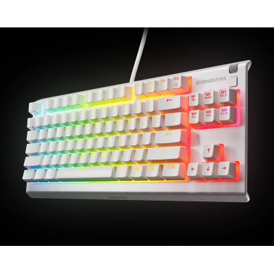 3. Klawiatura SteelSeries Apex 3 TKL US, white