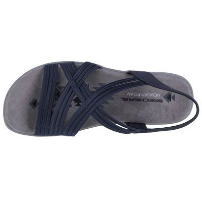 3. Skechers Reggae Slim Simply Stretch Sandals 163023-NVY Granatowe 36