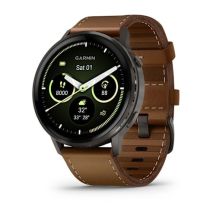 Garmin Venu 4 3,56 cm (1.4") AMOLED 45 mm Cyfrowy 454 x 454 px Ekran dotykowy Czarny Wi-Fi GPS