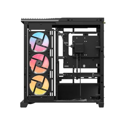2. Corsair 4500X LX-R RGB Tempered Glass Mid-Tower, Black Midi Tower Czarny