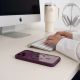 12. Etui Tech-Protect MagOne CC MagSafe + Szkło hartowane 2-Pack na iPhone 18 Pro / 17 Pro - przezroczysto-burgundowe
