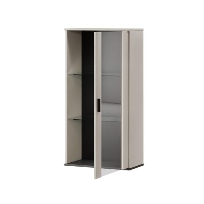2. Witryna wisząca S2 SOHO 60x29x112 kaszmir+ czarny