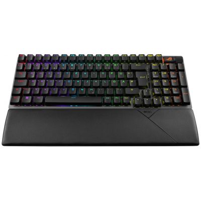3. ASUS ROG Strix Scope II 96 Wireless klawiatura Gaming USB + RF Wireless + Bluetooth QWERTZ Niemiecki Czarny