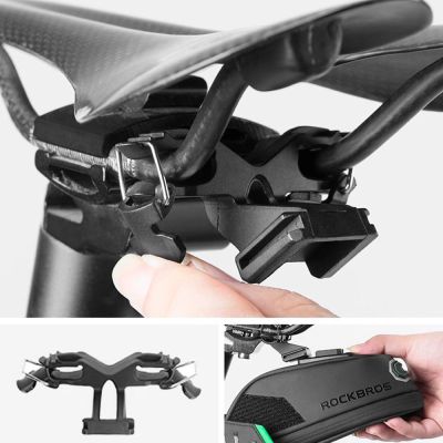 3. Torba rowerowa Rockbros C27-1 pod siodełko - czarna