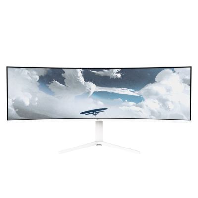 2. Arozzi Nova 49” Curved monitor komputerowy 124,5 cm (49") 5120 x 1440 px Dual QHD LED Biały