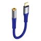 2. Kabel audio Orico AXC-02 USB-C do jack 3.5 mm 20 cm - niebieski