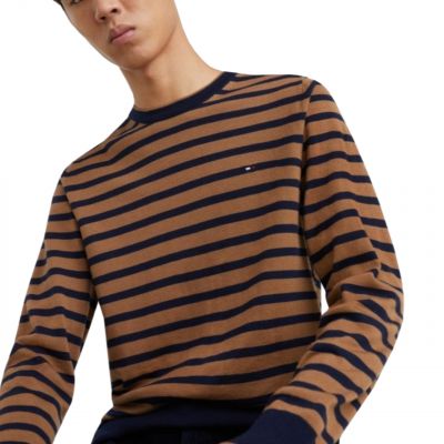 8. Sweter Tommy Hilfiger Fine Gauge Merino Tipped C Neck M MW0MW25410
