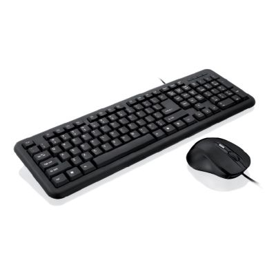 Zestaw klawiatura + mysz IBOX OFFICE KIT II KLAW. I MYSZ OPT.USB IKMOC2005070U (USB 2.0; (US); kolor czarny; optyczna)
