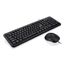 Zestaw klawiatura + mysz IBOX OFFICE KIT II KLAW. I MYSZ OPT.USB IKMOC2005070U (USB 2.0; (US); kolor czarny; optyczna)