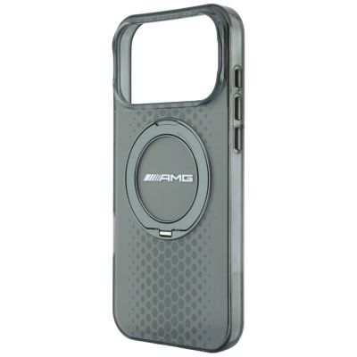 6. Etui Mercedes AMG IML Double Layer Urban Line with Ring Stand MagSafe na iPhone 18 Pro Max / 17 Pro Max - szare