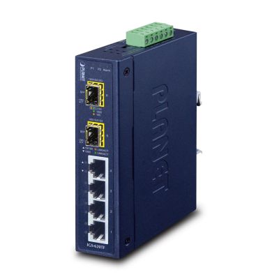 2. PLANET IGS-620TF łącza sieciowe Nie zarządzany Gigabit Ethernet (10/100/1000) Niebieski