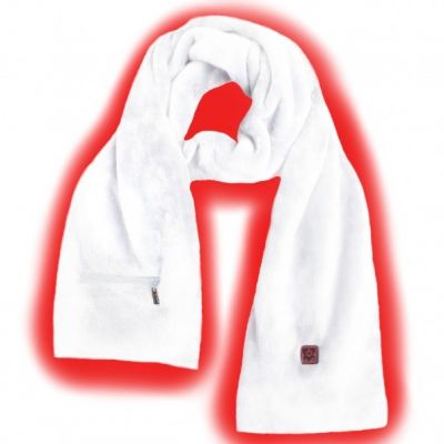6. Glovii GA1W artykuł ochrony ciała w sportach zimowych Heated scarf Jazda na nartach, Snowboarding /Jazda na desce Unisex Poliester Biały
