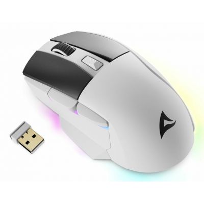 3. Sharkoon SGM50W myszka Gaming Po prawej stronie RF Wireless + USB Type-A Optyczny 6400 DPI