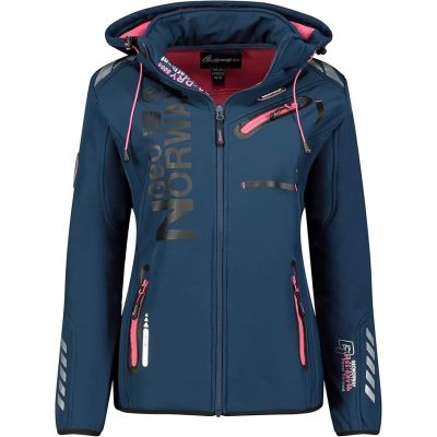 Kurtka softshell Geographical Norway (WU4009F/GN NAVY/F.-PINK)