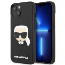 Etui Karl Lagerfeld 3D Rubber Karl`s Head na iPhone 13 / 14 / 15 - czarne