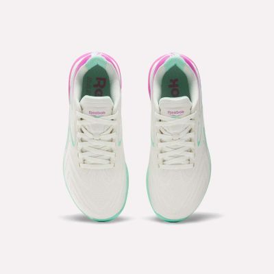 3. Sneakersy Reebok NANO X5 EDGE CHALK/VIRTUAL PINK/ATOMIC AQUA (100249420)