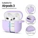2. Etui Tech-Protect Silicone Hook na Apple AirPods 3 - fioletowe