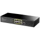 5. Switch CUDY GS2008PS2 8-Port Gigabit L2 Managed PoE+ 120W 2xSFP
