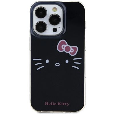 3. Etui Hello Kitty IML Kitty Face na iPhone 15 Pro Max - czarne